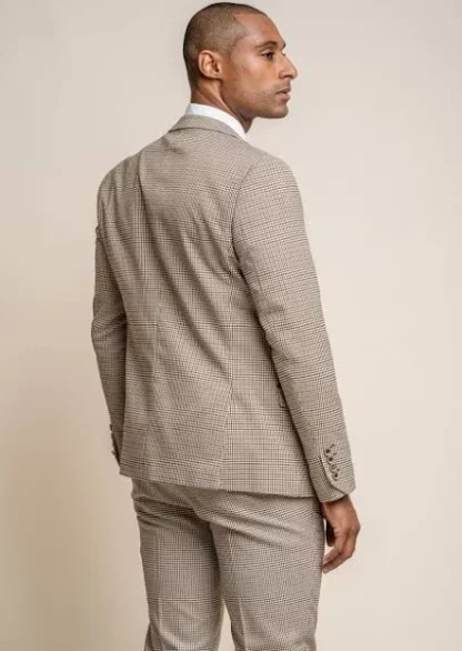 2 piece suit men's plaid - Image 3